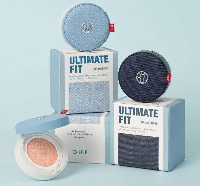 O HUI Ultimate Fit Longwear Jean Cushion #02 Natural Beige luxury Korean cushion product image 4
