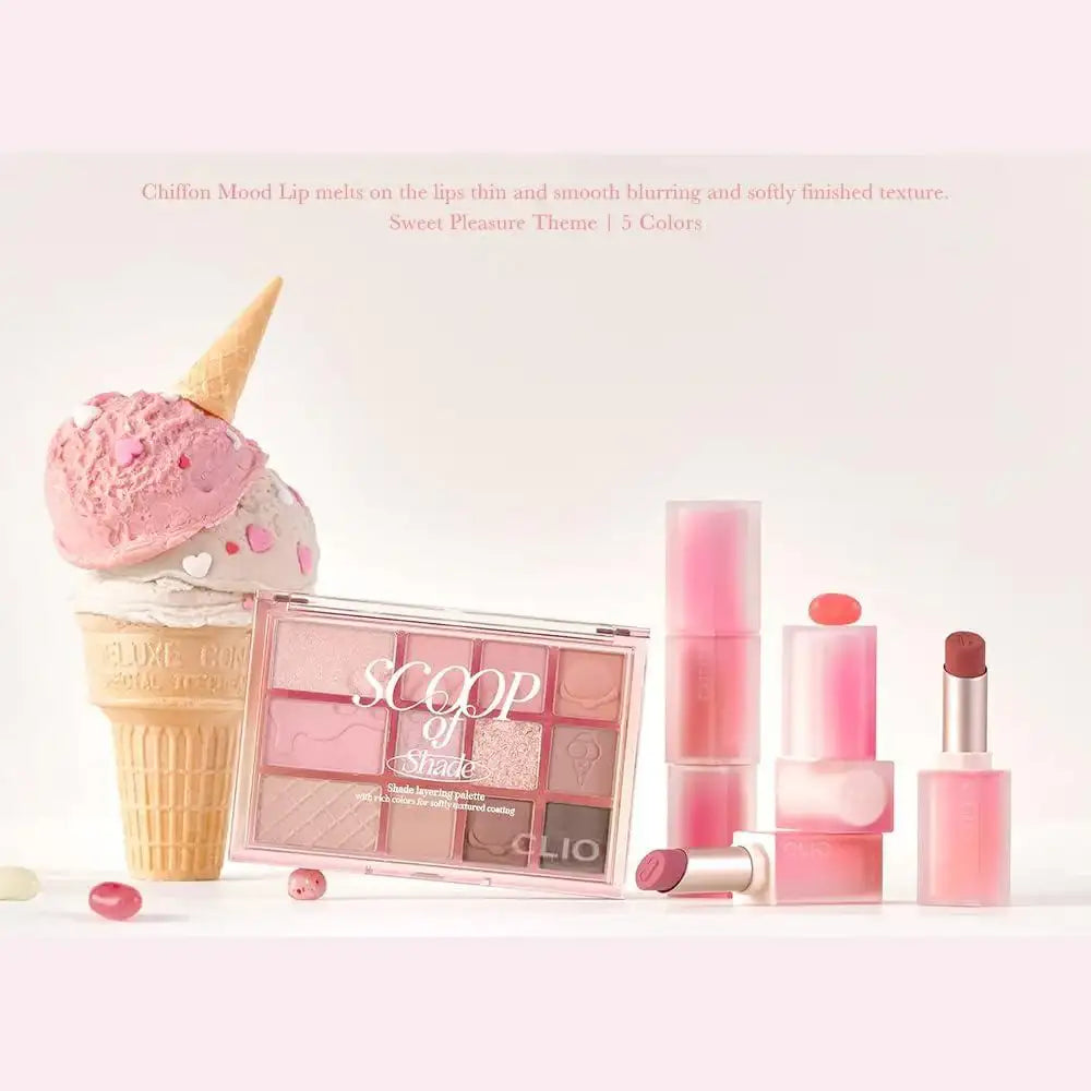 CLIO Chiffon Mood Lip #09 Strawberry Cookie Korean makeup product image 3
