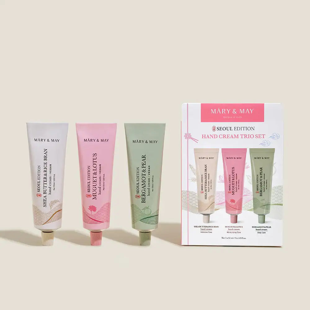 Mary&May Seoul Edition Hand Cream Trio Set (50ml x3) Korean product view 7