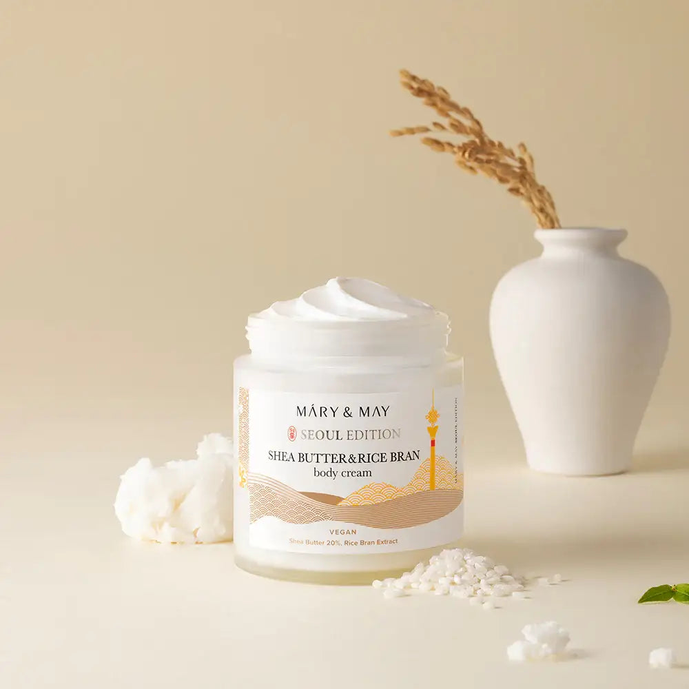 Mary&May Shea Butter & Rice Bran Body Cream 250ml Korean product view 3