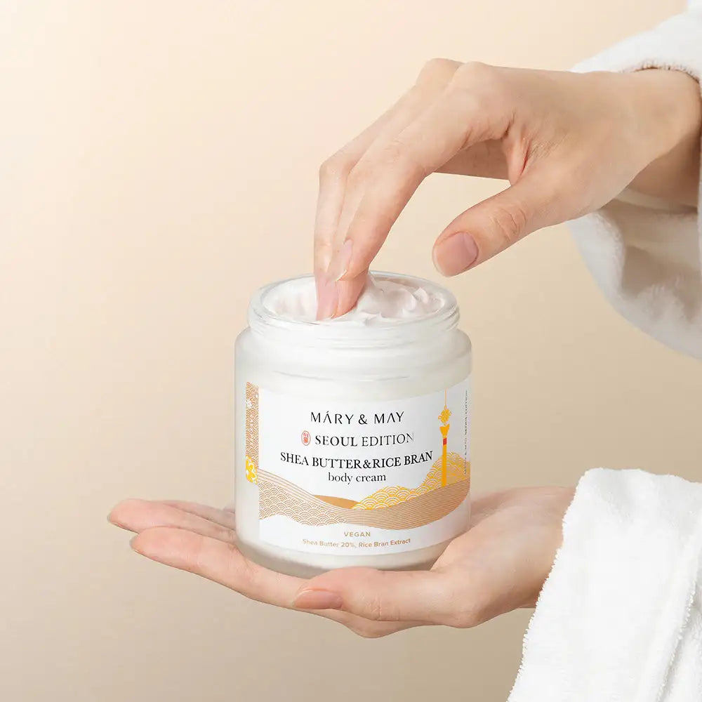 Mary&May Shea Butter & Rice Bran Body Cream 250ml Korean product view 5