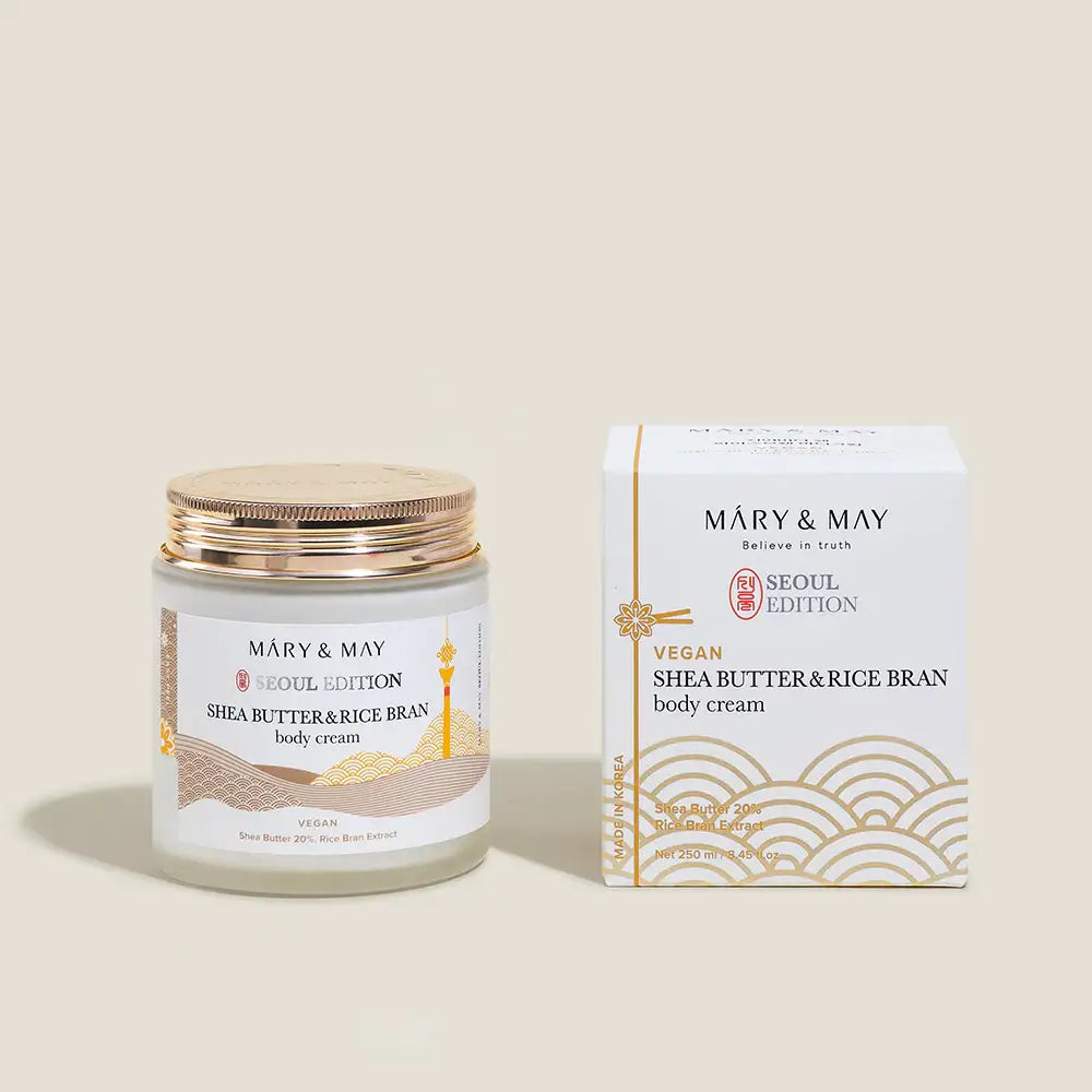 Mary&May Shea Butter & Rice Bran Body Cream 250ml Korean product view 6