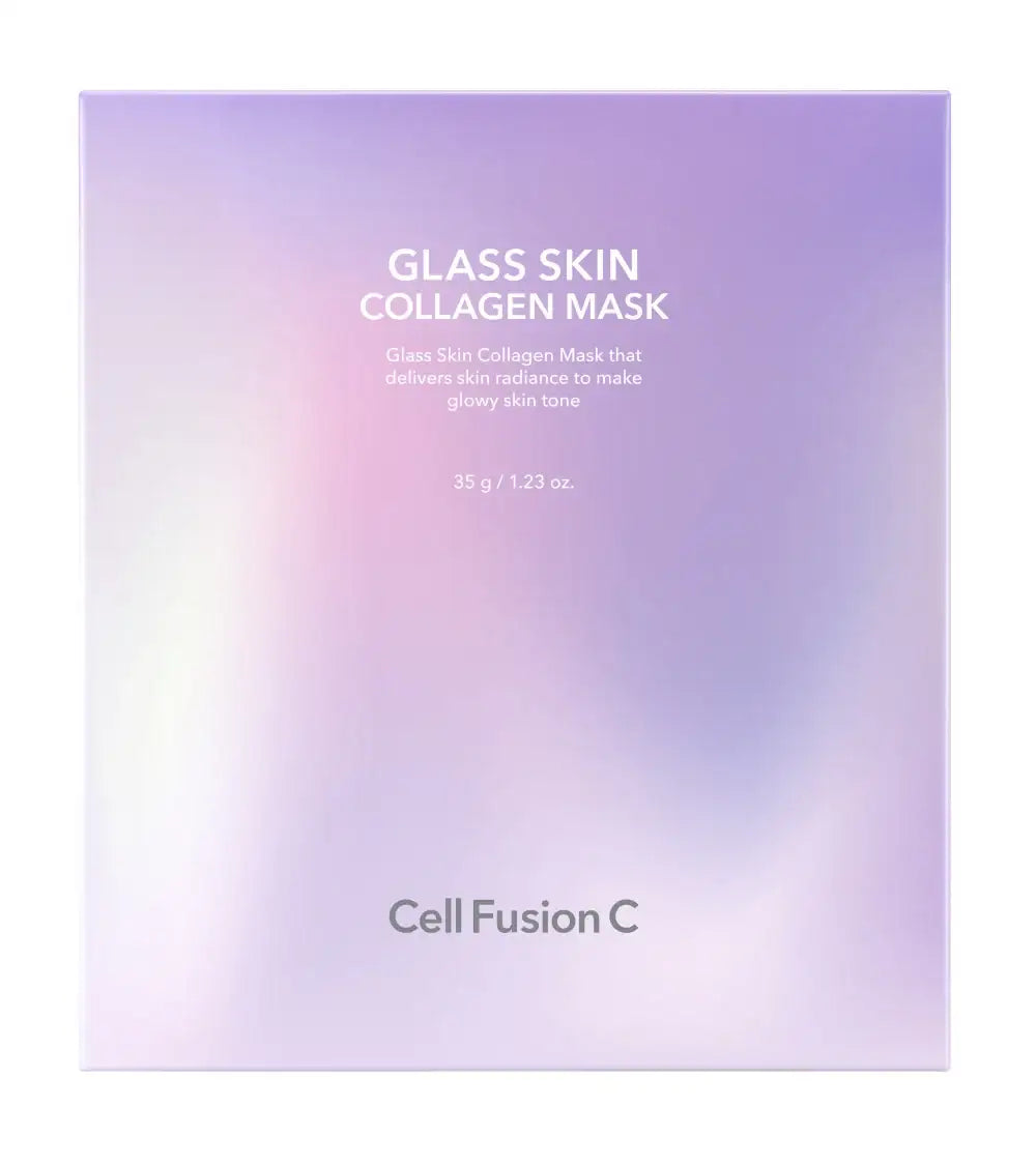 Cell Fusion C Glass Skin Collagen Mask 35g*5ea Korean skincare product image 3