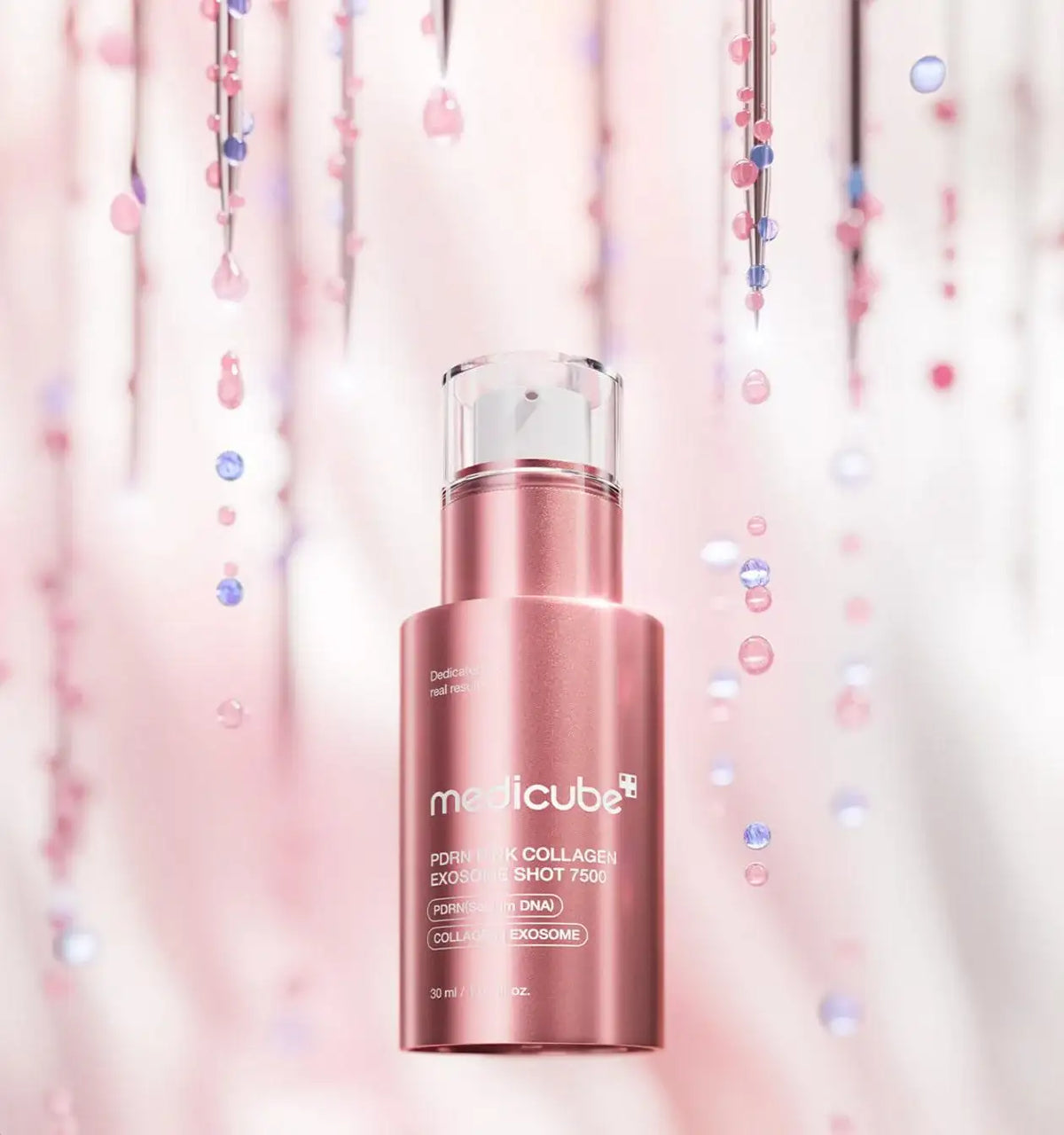 Medicube PDRN Pink Collagen exosome shot ampoule 7500 30ml Korean skincare product view 3