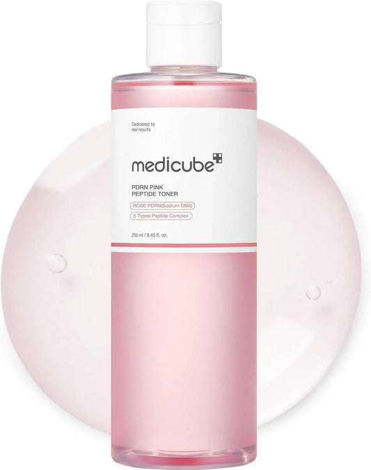 Medicube PDRN Pink Cica Soothing Toner 250ml Korean skincare product view 2