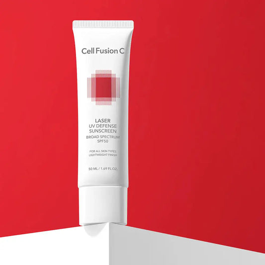 Cell Fusion C 1+1 Laser UV Defense Sunscreen OTC 50ml+50ml Korean skincare product image 2