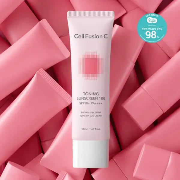 Cell Fusion C Toning Sunscreen 100 SPF50+/PA++++ 50ml Korean skincare product image 4