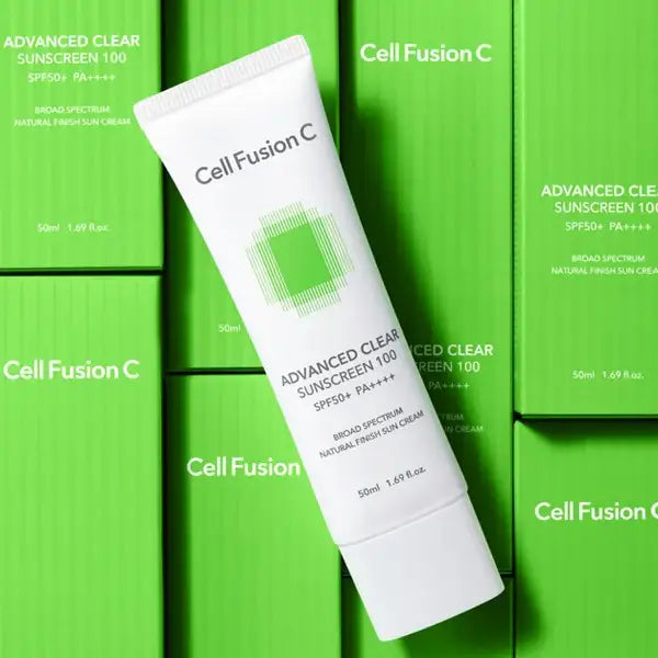 Cell Fusion C Advanced Clear Sunscreen 100 SPF50+/PA++++ 50ml Korean skincare product image 6
