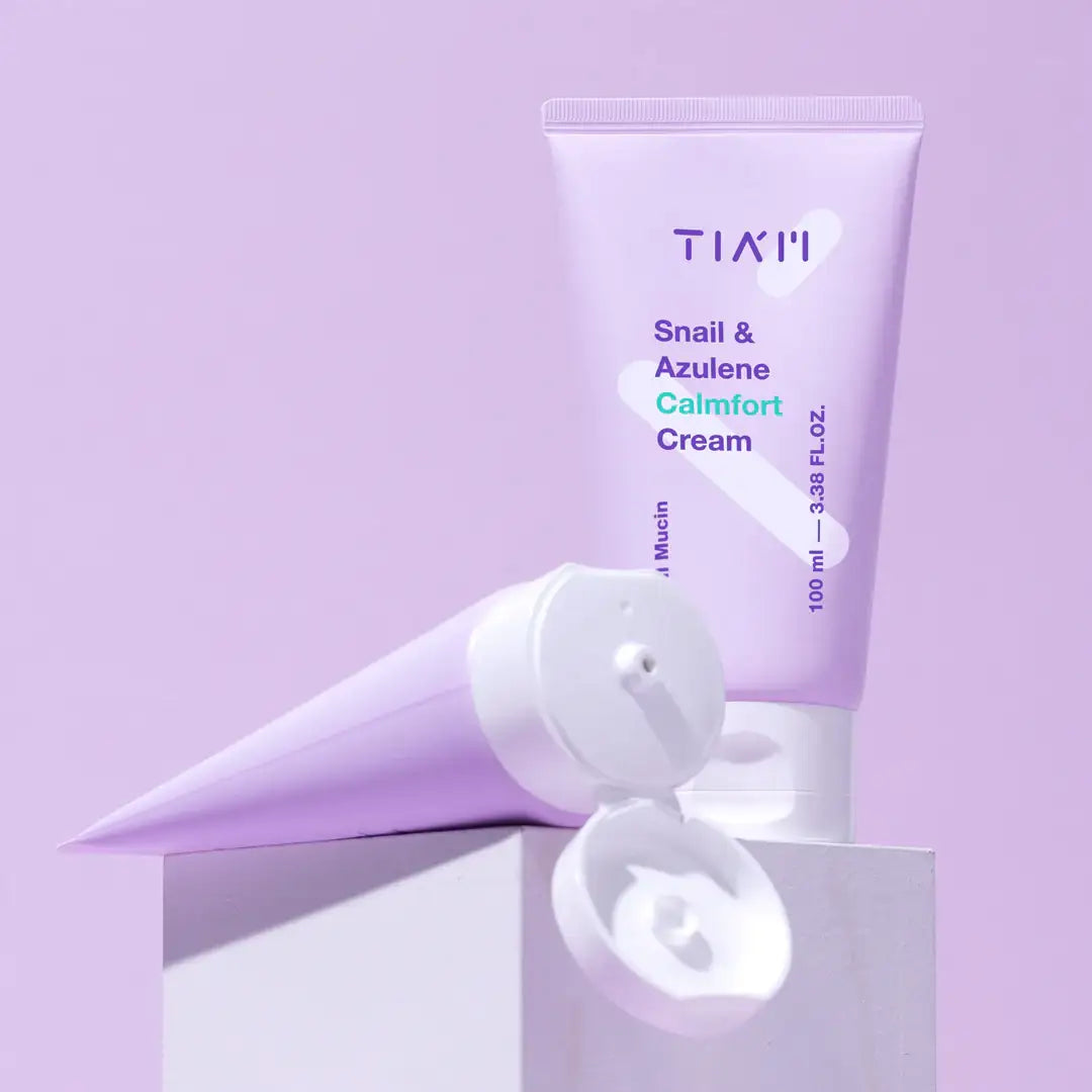 TIAM Snail & Azulene Calmfort Cream 100ml Korean beauty product image 3