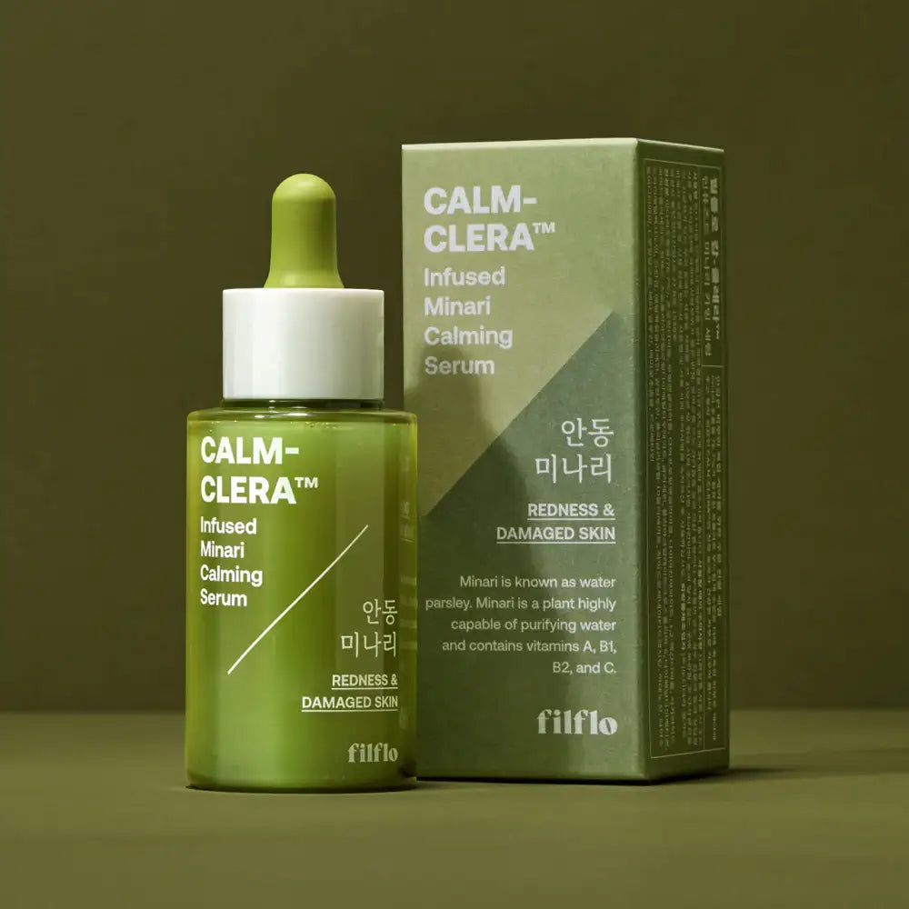 FILFLO Calm-clera Infused Minari Calming Serum 45ml | Soothing Hydration Korean skincare product image 2