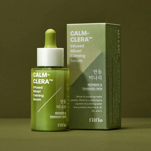 FILFLO Calm-clera Infused Minari Calming Serum 45ml | Soothing Hydration Korean skincare product image 2