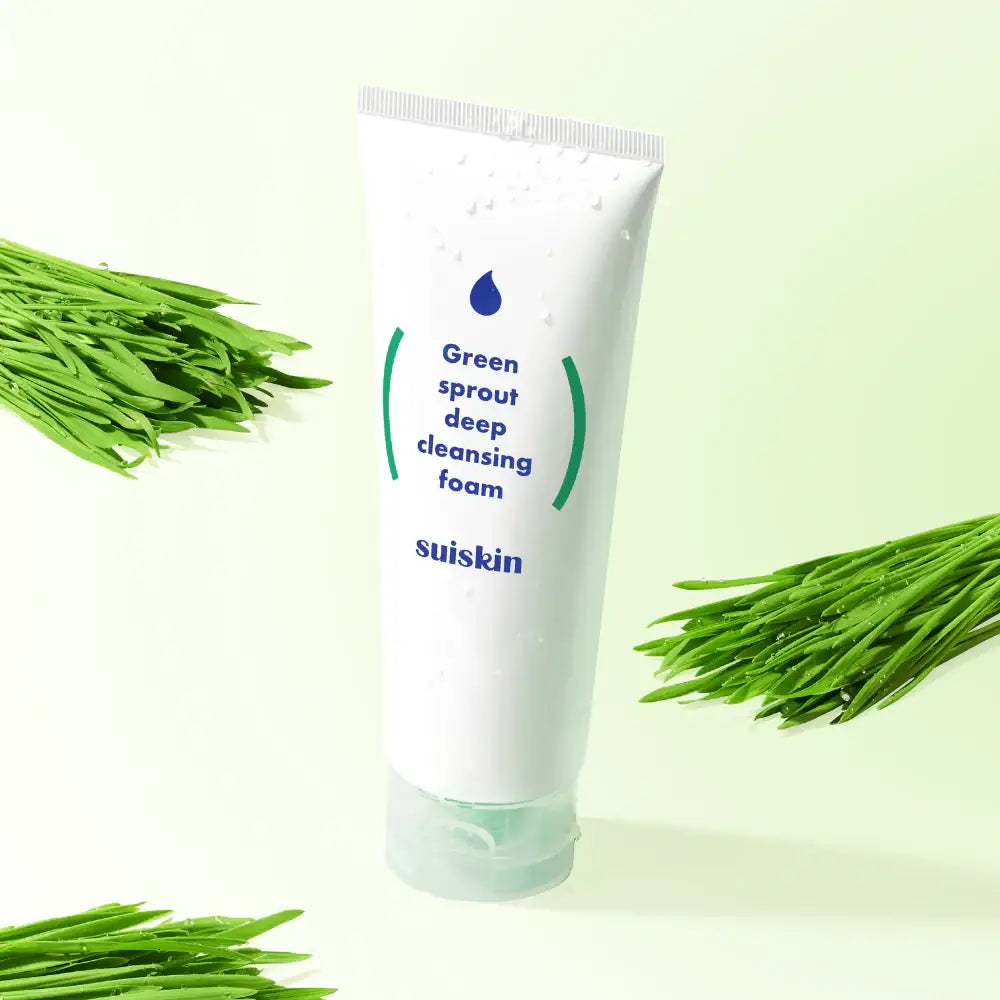 SUISKIN Green sprout deep cleansing foam 150ml Korean skincare product view 5