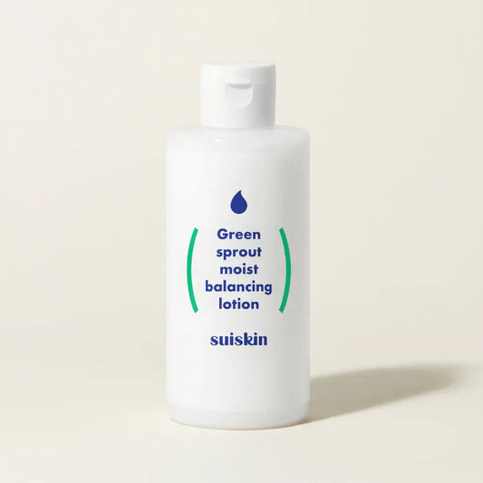 SUISKIN Green sprout moist balancing lotion 210ml Korean skincare product view 2