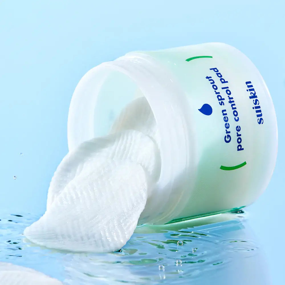 SUISKIN Green sprout pore control pad 70EA Korean skincare product view 5