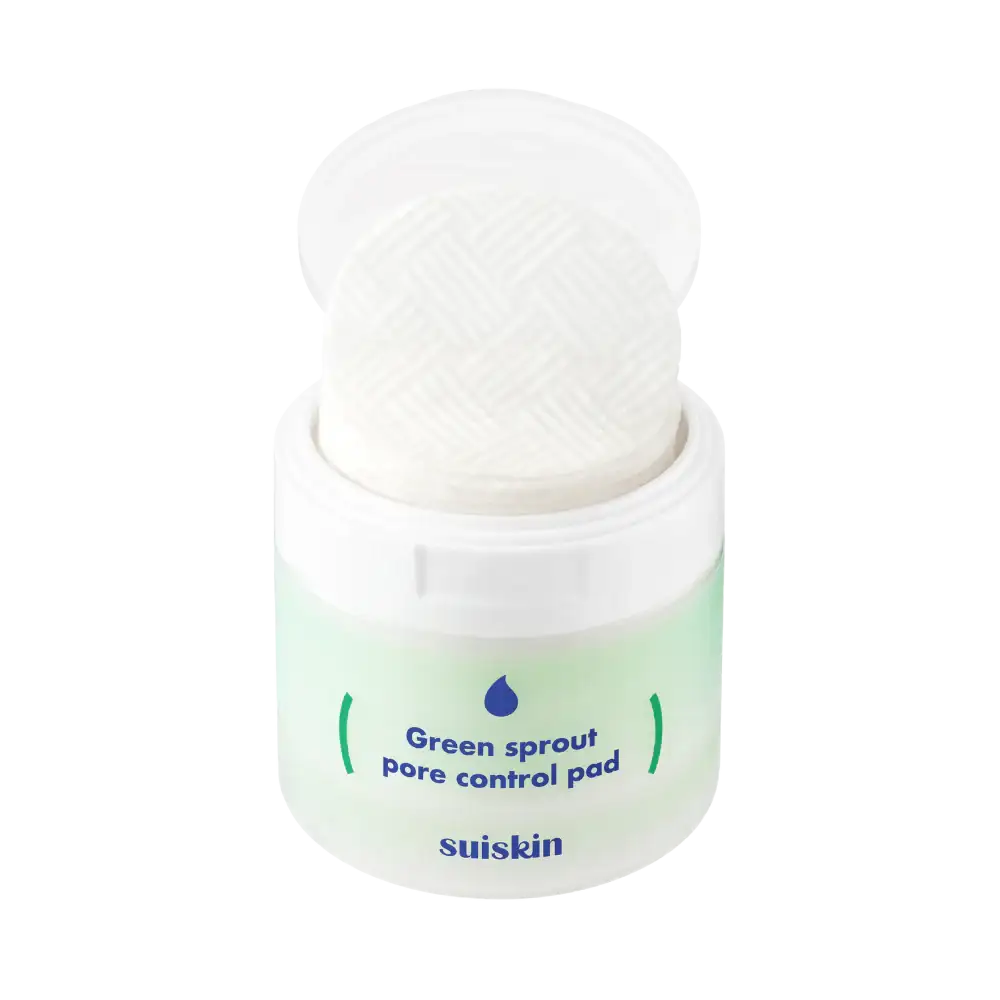 SUISKIN Green sprout pore control pad 70EA Korean skincare product view 2