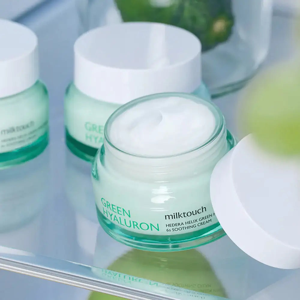 milktouch Hedera Helix Green Hyaluron 6sec Moisture Cream 50ml Korean beauty product view 4