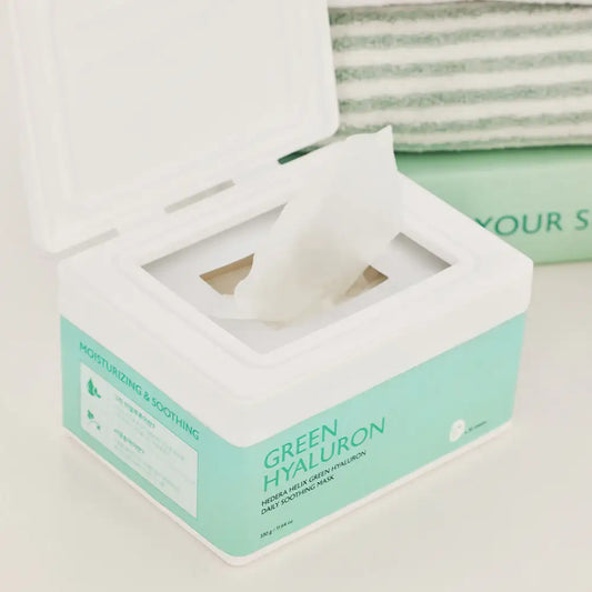 milktouch Hedera Helix Green Hyaluron Daily Soothing Mask 30 pcs Korean beauty product view 2