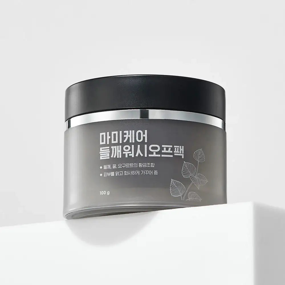 mommycare Perilla Whitening Wash off pack 100g Korean beauty product view 2