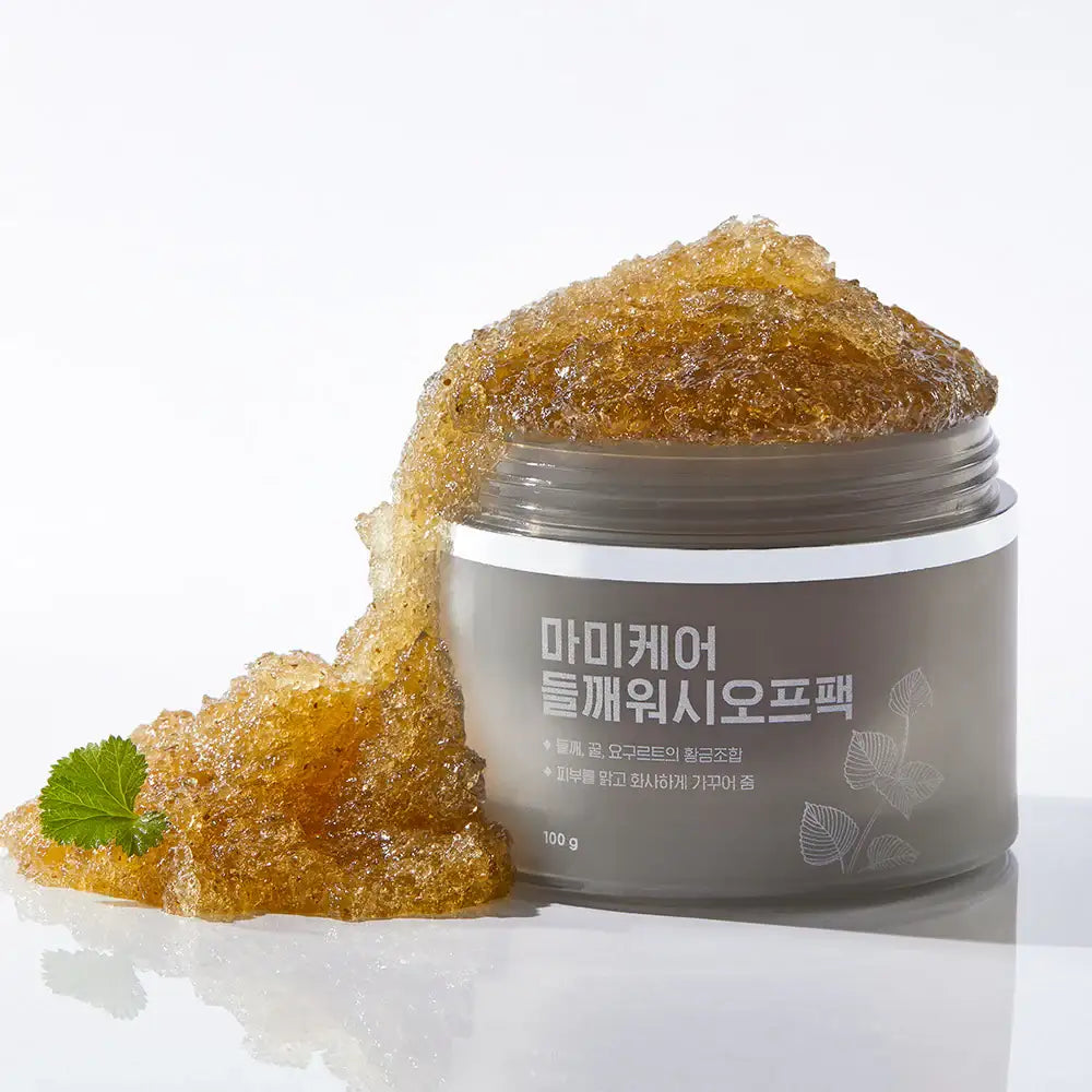 mommycare Perilla Whitening Wash off pack 100g Korean beauty product view 5