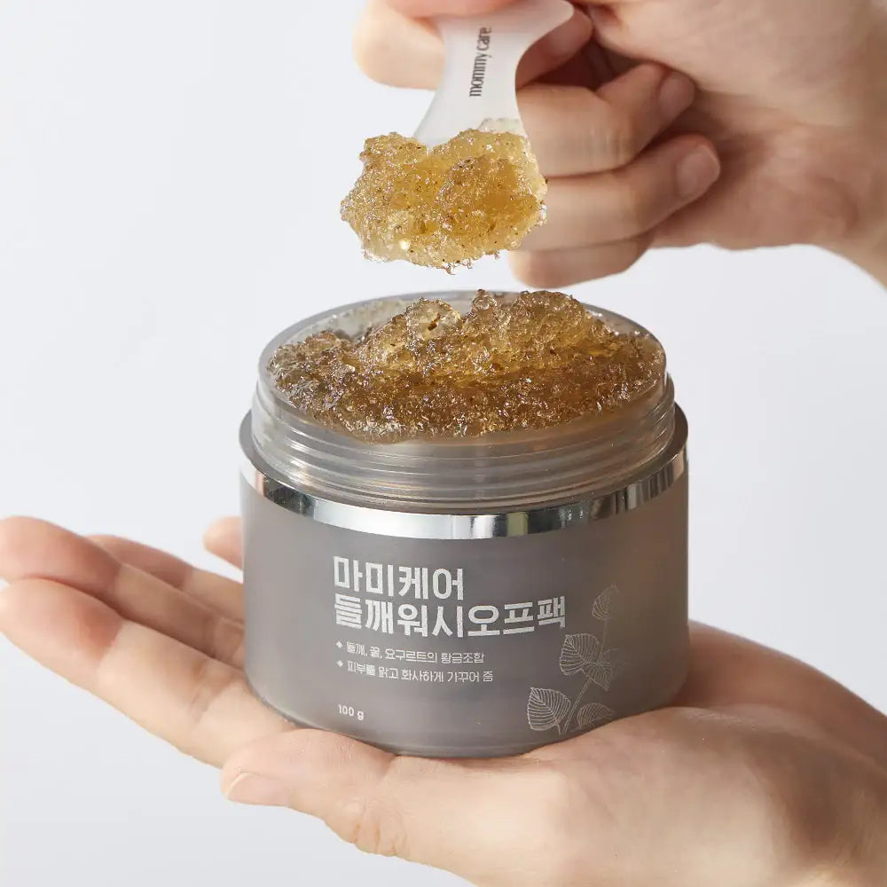 mommycare Perilla Whitening Wash off pack 100g Korean beauty product view 3