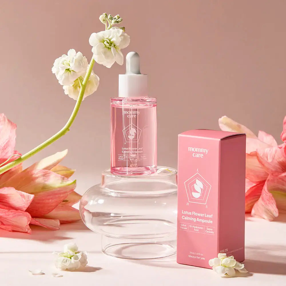 mommycare Lotus Flower Leaf Calming Ampoule 50ml Korean beauty product view 4
