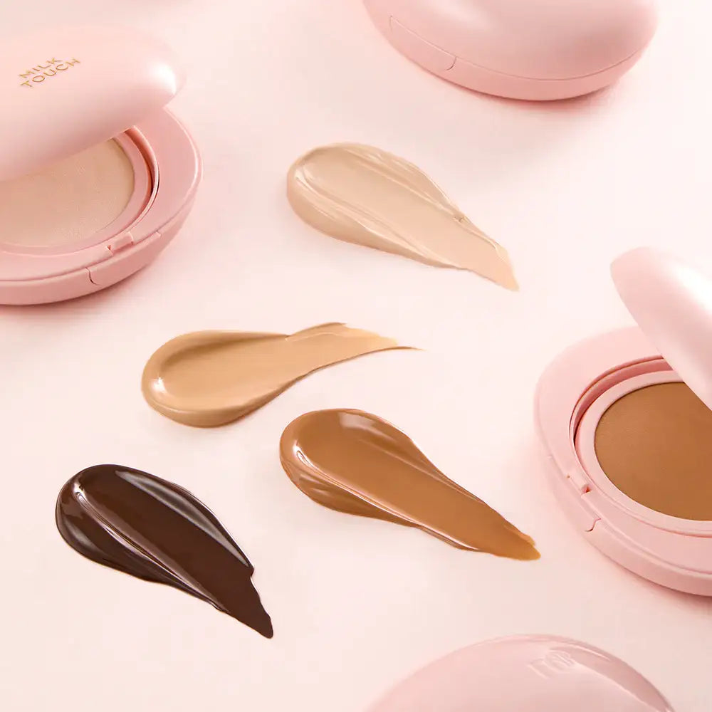 milktouch All-day Skin Fit Milky Glow Cushion #52N Espresso 15g Korean beauty product view 5