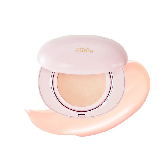 milktouch All-day Skin Fit Milky Glow Cushion 15g #19C Rosy Ivory Korean beauty product view 2