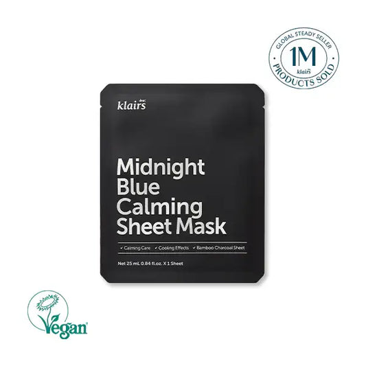 Dear Klairs Midnight Blue Calming Sheet Mask 1EA Korean sheet mask product image 2