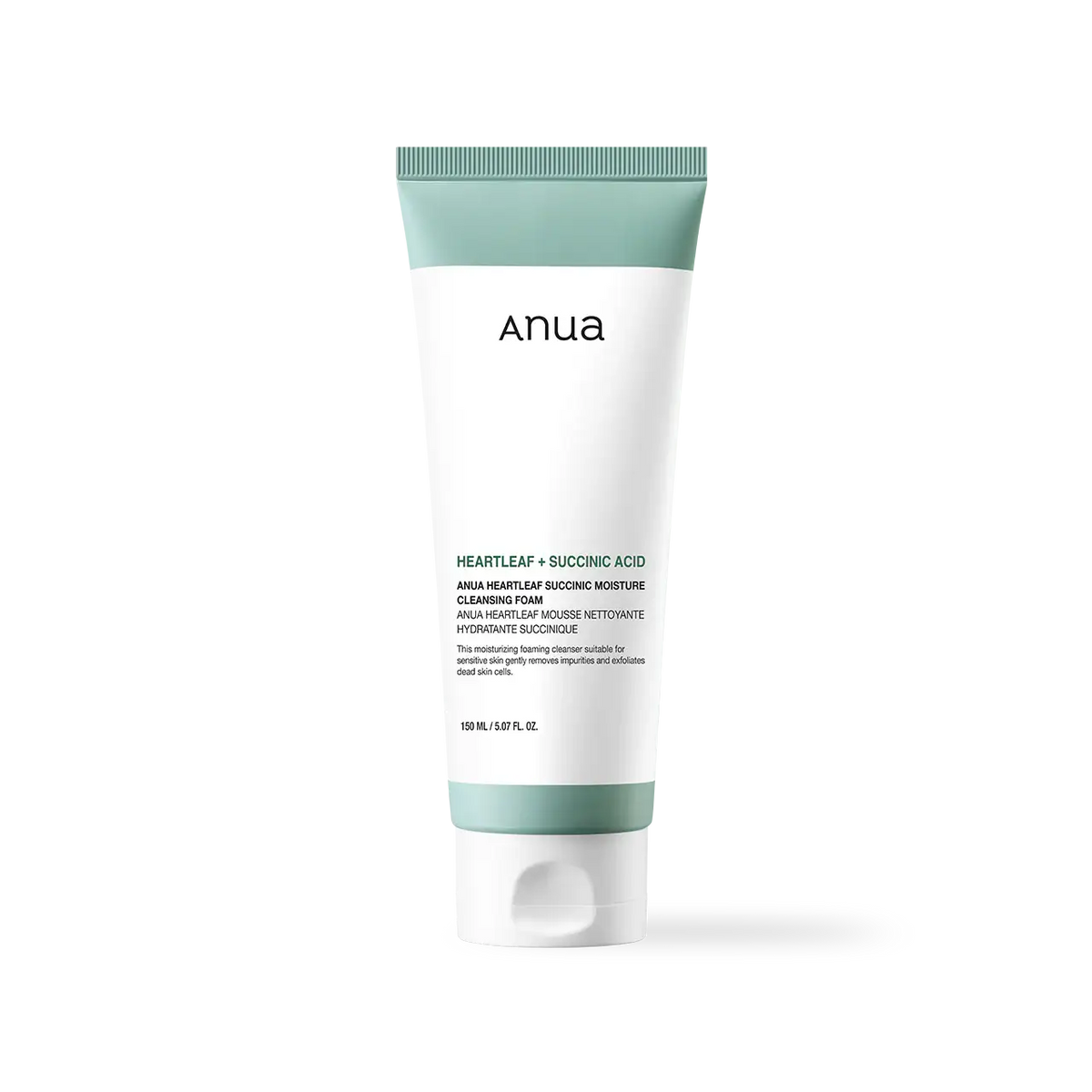 Anua Heartleaf Succinic Moisture Cleansing Foam 150ml — Cleanser — product view