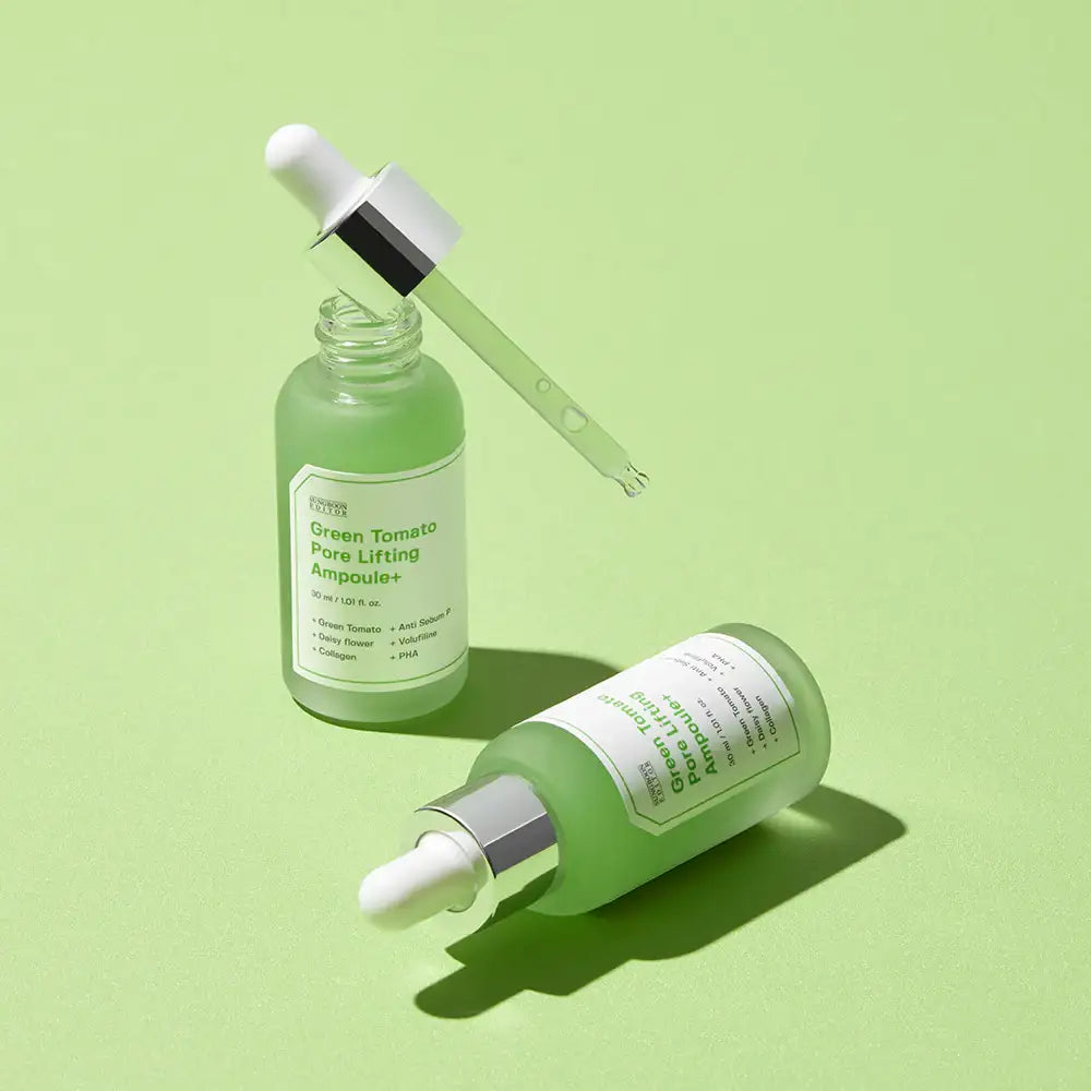 SUNGBOON EDITOR Green Tomato Pore Lifting Ampoule 30ml Korean skincare product image 4