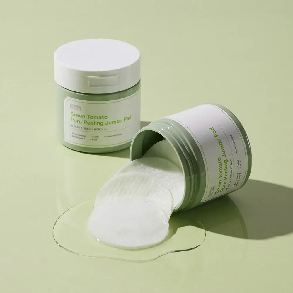 SUNGBOON EDITOR Green Tomato Pore Peeling Jumbo Pad 60 Sheets Korean skincare product image 3