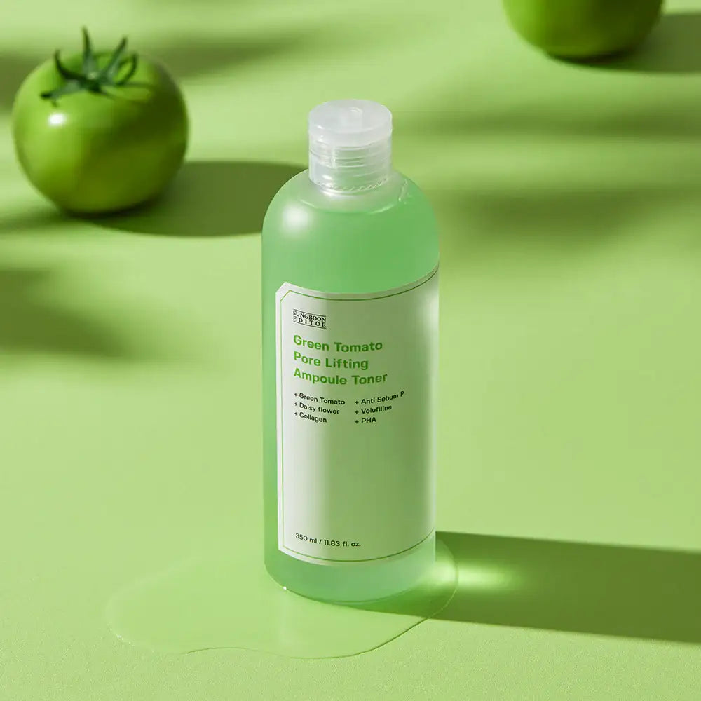SUNGBOON EDITOR Green Tomato Pore Lifting Ampoule 75ml Korean skincare product image 2