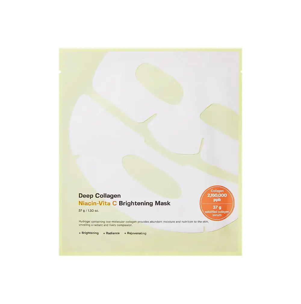 SUNGBOON EDITOR Deep Collagen Niacin Vita C Brightening Mask 37g*4ea Korean skincare product image 1