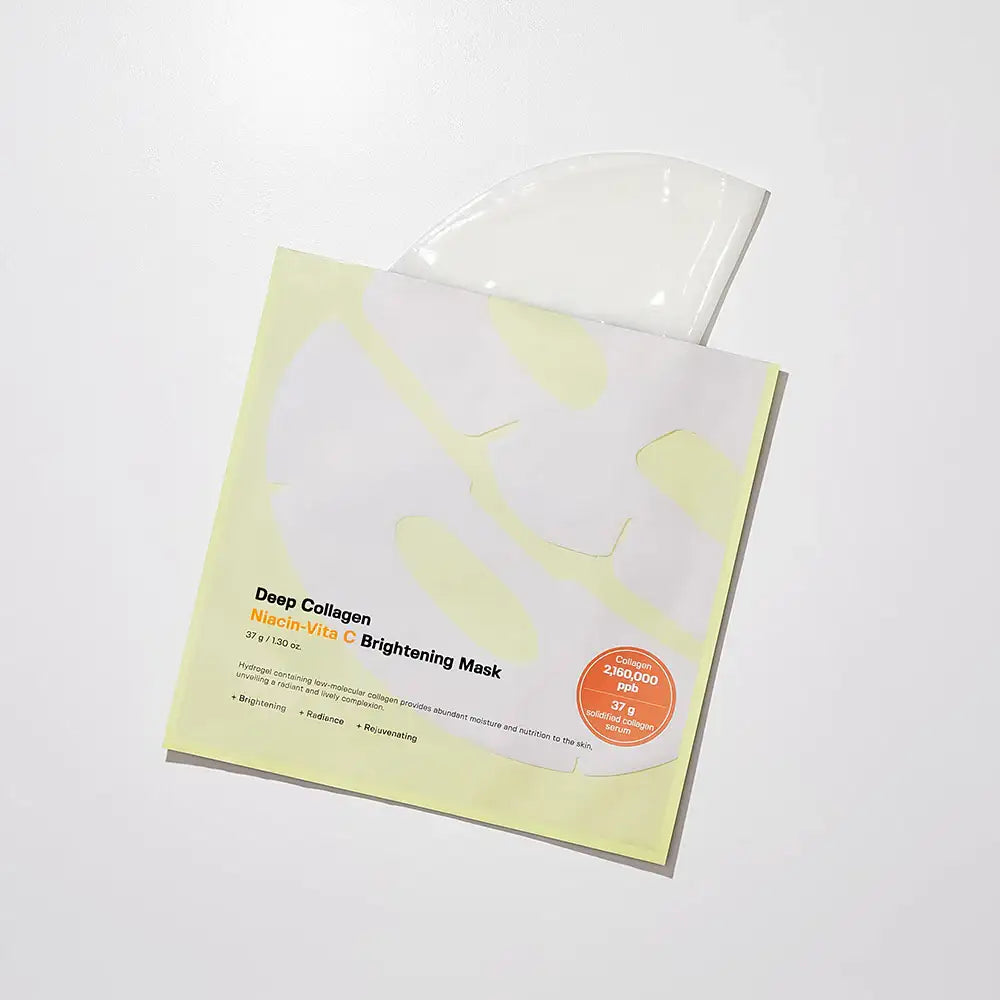 SUNGBOON EDITOR Deep Collagen Niacin Vita C Brightening Mask 37g*4ea Korean skincare product image 3