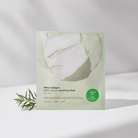 SUNGBOON EDITOR Deep Collagen Cica Teatree Soothing Mask 37g*4ea Korean skincare product image 2