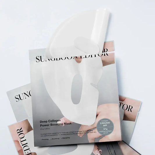 SUNGBOON EDITOR Deep Collagen Power Boosting Mask 37g*4ea Korean skincare product image 2
