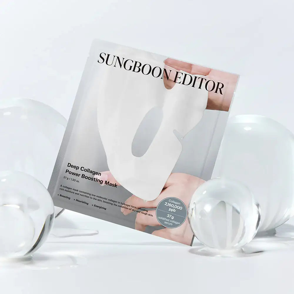 SUNGBOON EDITOR Deep Collagen Power Boosting Mask 37g*4ea Korean skincare product image 3