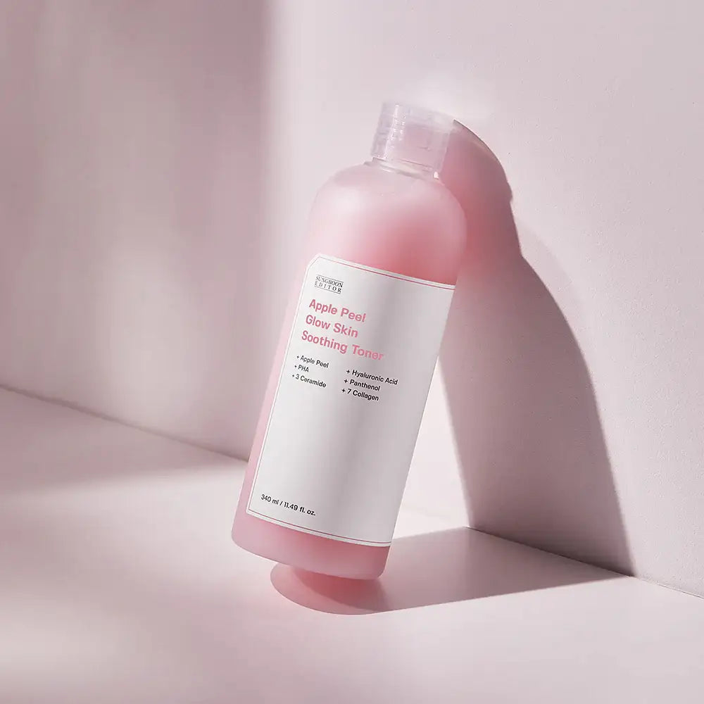 SUNGBOON EDITOR Apple Peel Glow Skin Soothing Toner 350ml Korean skincare product image 4