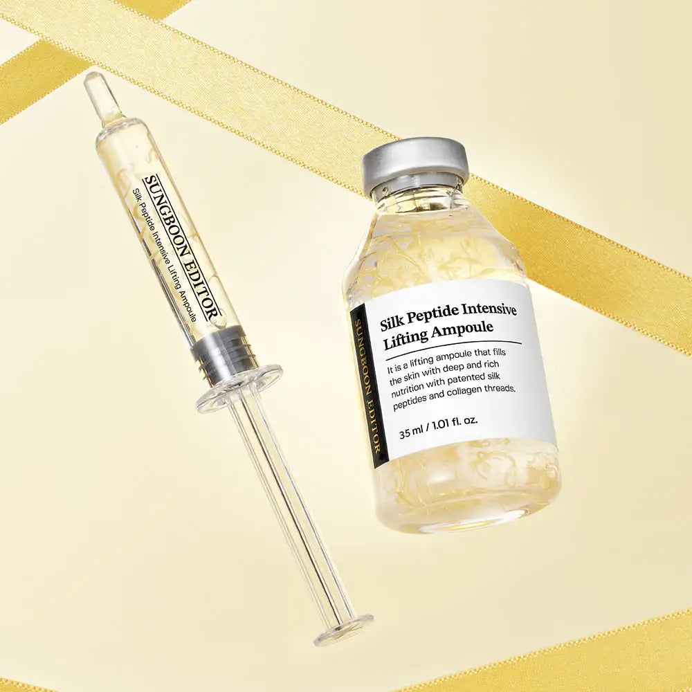 SUNGBOON EDITOR Silk Peptide Intensive Lifting Ampoule 35ml Korean skincare product image 4