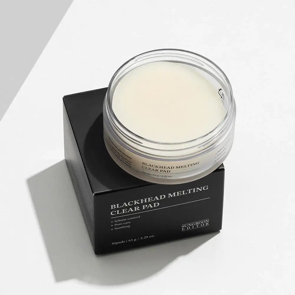 SUNGBOON EDITOR Blackhead Melting Clear Pad 30 sheets Korean skincare product image 3