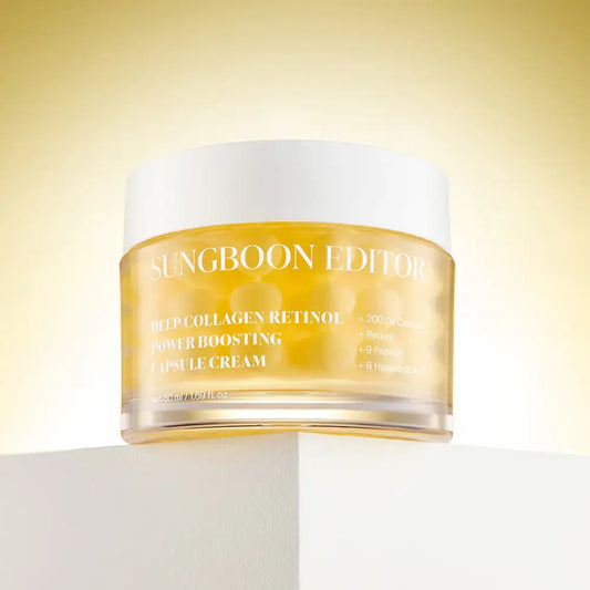 SUNGBOON EDITOR Deep Collagen Retinol Power Boosting Capsule Cream 50ml Korean skincare product image 2