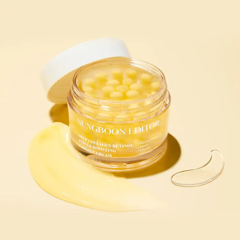 SUNGBOON EDITOR Deep Collagen Retinol Power Boosting Capsule Cream 50ml Korean skincare product image 3
