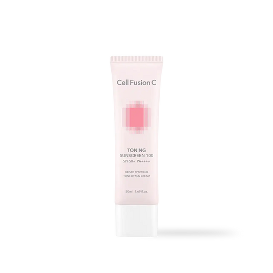 Cell Fusion C Toning Sunscreen 100 SPF50+/PA++++ 50ml Korean skincare product image 2