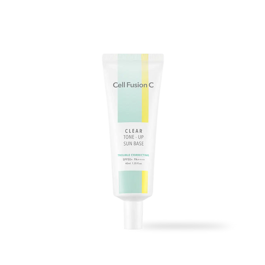 Cell Fusion C Clear Tone-Up Sun Base SPF 50+/ PA++++ 40ml Korean skincare product image 2