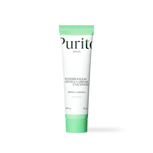 Purito Wonder Releaf Centella Cream Unscented 50ml Korean product view 2