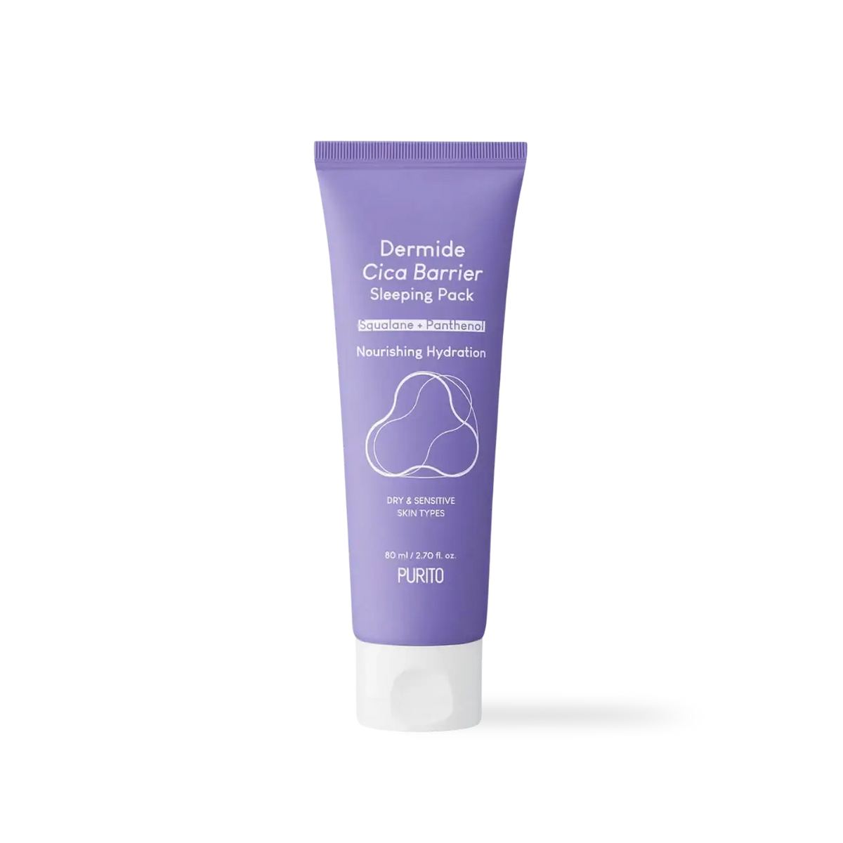 Purito Dermide Cica Barrier Sleeping Pack 80ml Korean product view 1