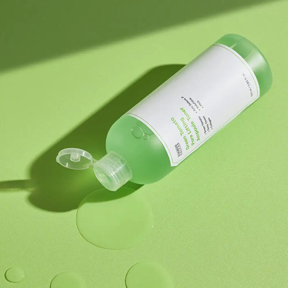 SUNGBOON EDITOR Green Tomato Pore Lifting Ampoule Toner 350ml Korean skincare product image 3
