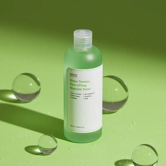 SUNGBOON EDITOR Green Tomato Pore Lifting Ampoule Toner 350ml Korean skincare product image 2