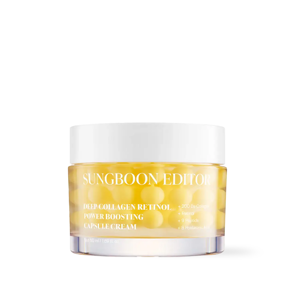 SUNGBOON EDITOR Deep Collagen Retinol Power Boosting Capsule Cream 50ml Korean skincare product image 1