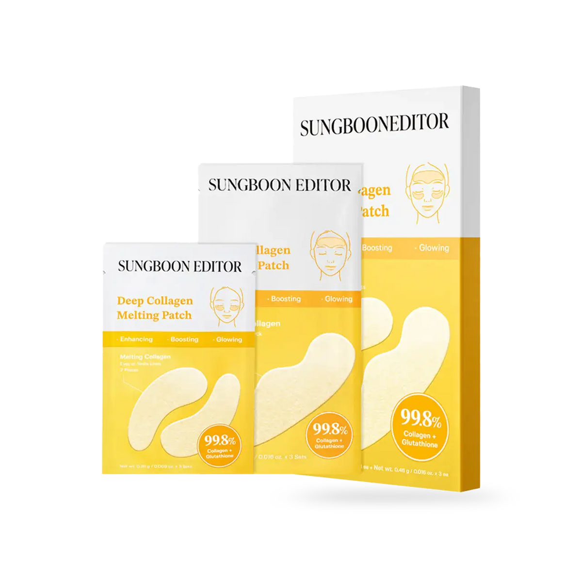 SUNGBOON EDITOR Deep Collagen Melting Patch 6pcs Korean skincare product image 1
